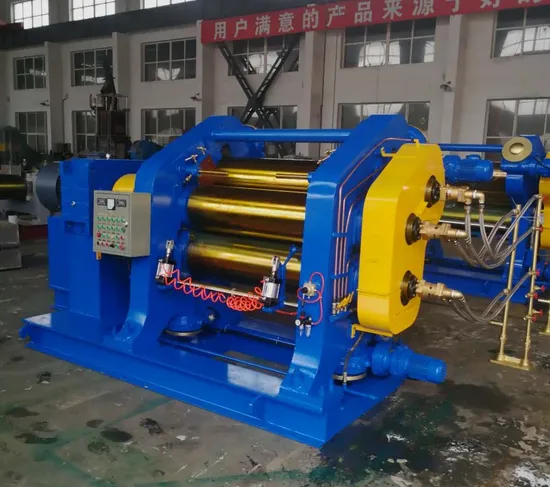 Factory Direct Sale 3-Stack Roll Rubber Calender/ Three Roller Calender Rubber Calendering Machine