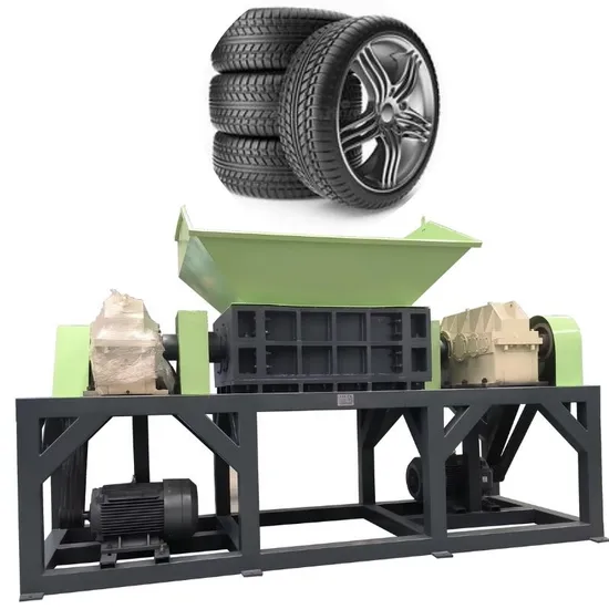 Recycling Plastic Rubber Wood Car Tyre E Waste Agglomerated Shredder Machine