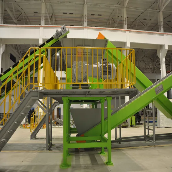 Waste Tyre Recycle Machine 20mm Rubber Mulch Plant for Pyrolysis
