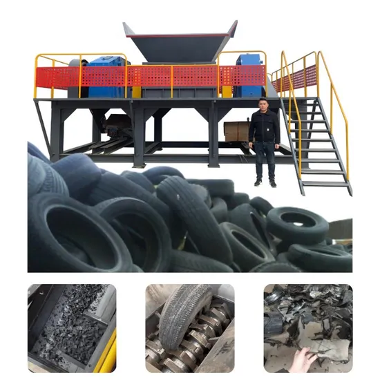 Newest Design Waste Rubbber Tyre Recycling Machine Tire Shredder Machine Price