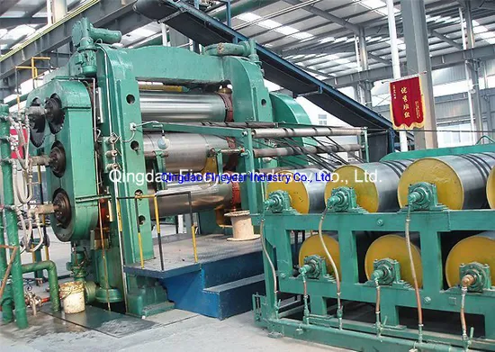 PVC Waterproof Floor Leather Extrusion Line PVC Soft Sheet Production Line Sublimation Thermal Paper Three Roller Calender Coating Line Tyre Fabric Calendering