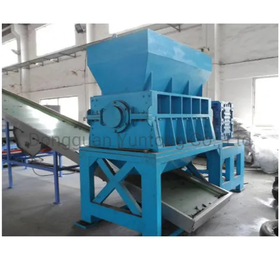 Shredder Tire Tread Cutting Recycling Machine Waste Tire Tread Cutting Processing Machinery