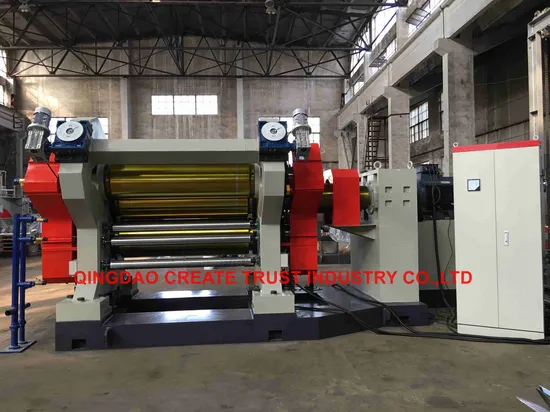China Advanced Technical Three Rolls/Four Rolls Rubber Calender with PLC Control System (CE/ISO9001)