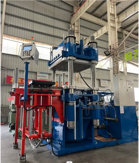 Fully Automatic 1000t Rubber Silicone Compression Vulcanizing Molding Machine High Precision Machinery