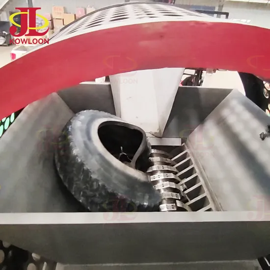New Technology Industrial Rubber Waste Tyre Recycling Machine Double Shaft Tire Shredder