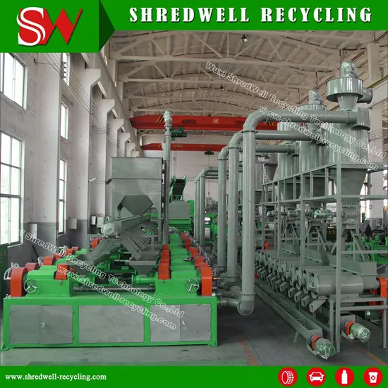 Cost Effective Scrap/Old Truck Tire Recycling Plant to Make 30-120mesh Rubber Powder