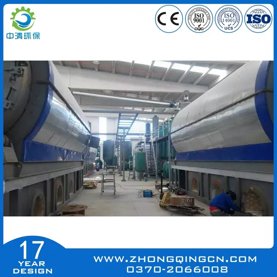 Waste Plastics/Waste Tires/Waste Rubber/Solid Waste Pyrolysis Line/Recycling Line/Processing Line to Diesel Oil with CE, SGS, ISO