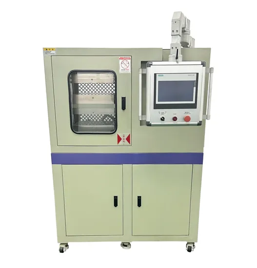 Small Laboratory Seal Vacuum Rubber Vulcanizing Press Machine 400 * 400mm Vulcanizer Curing Press 50t