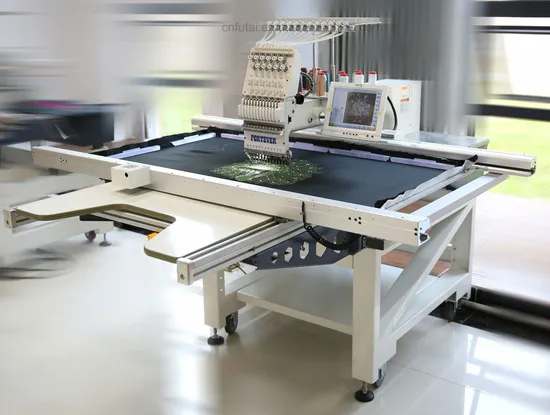 Single Head Embroidery Machine for Big Size T-Shirt