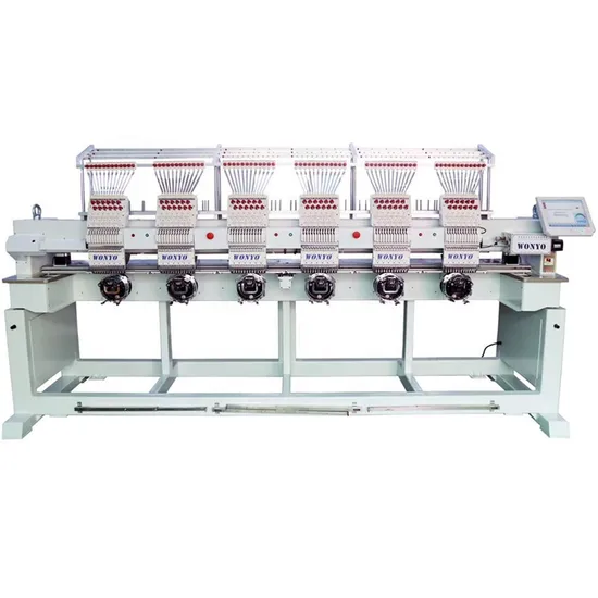China 6 Head Computerized Embroidery Machine with Automatic Design Software