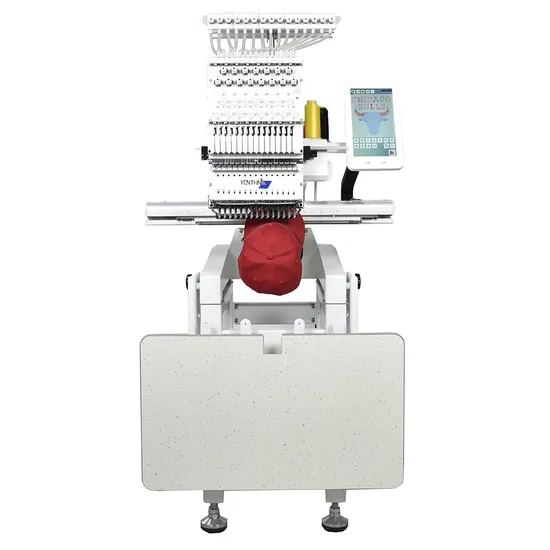 High Speed 15 Needles Computerized Single Head Cap Embroidery Machine
