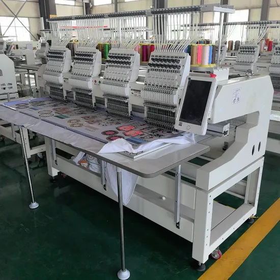 4 Heads High Speed Clothing Computerized Embroidery Machine