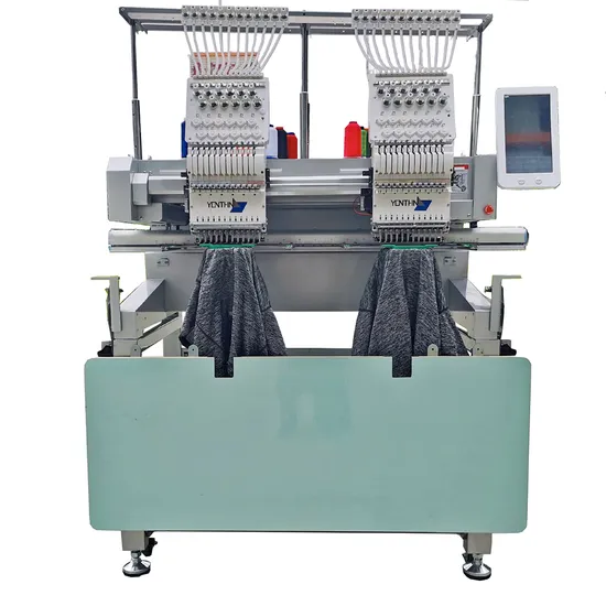 Yonthin Factory Price Full Automatic Computerized 2heads T Shirt Cap Logo Embroidery Machine