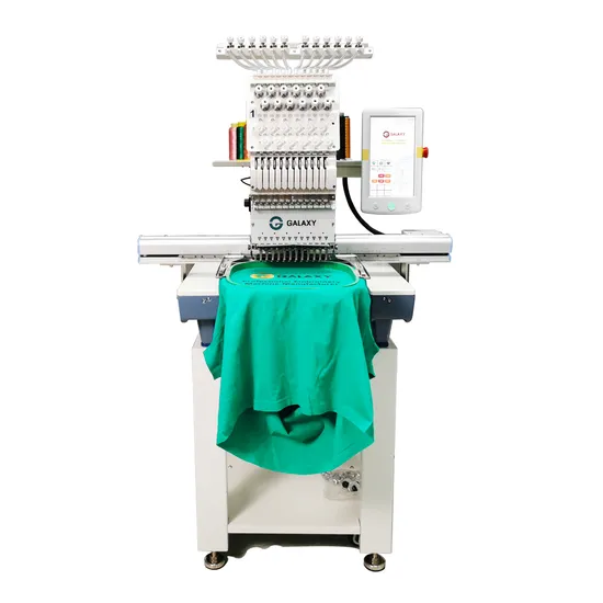 Galaxy Factory Industrial 12 Needles 15 Single Head Computerized Embroidery Machine