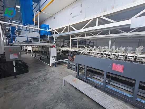 Latex Glove Production Line Machinery Gloves Production Line