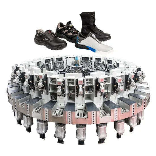 Direct Inject 30 Stations Rotary Type PU Injection Molding Machine for Shoe Sole Making