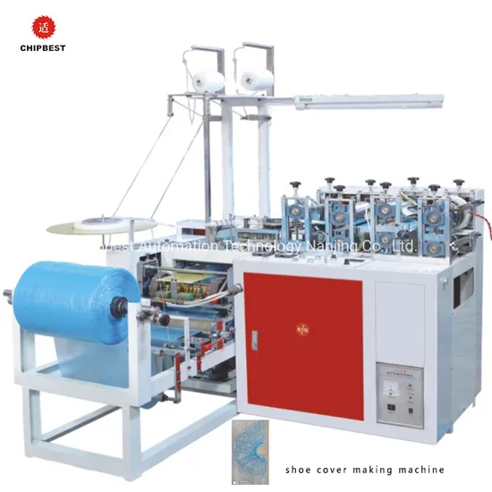 Disposable Personal Hygiene Poly PE Plastic Shoe Cover Making Machine