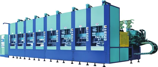 EVA Injection machine 8stations Molding Machine EVA Slipper Machine