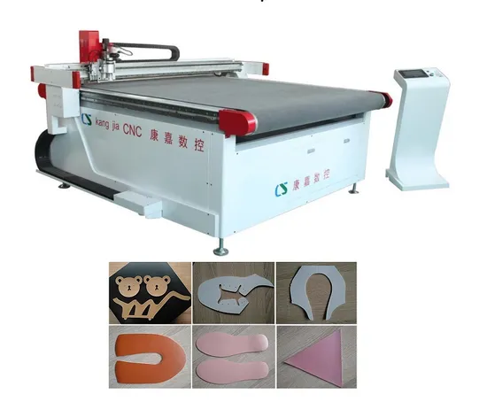 Manufacture Hot Sale CNC Round Knife Fabric Insole Cutting Machine Shoe-Pad Cutter Low Price