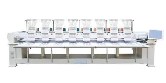 400*450mm 8 Head 12/15 Needle Embroidery Machine for Cap Garment