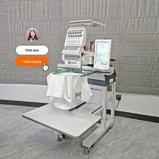 High Speed New Single Head Embroidery Machine for Small Business