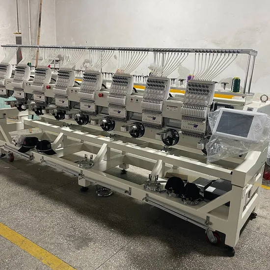 Yonthin High End Tajima 8 Head Flat Embroidery Machine Brother for Hat and T Shirts Industrial Cheap with Long Service Life