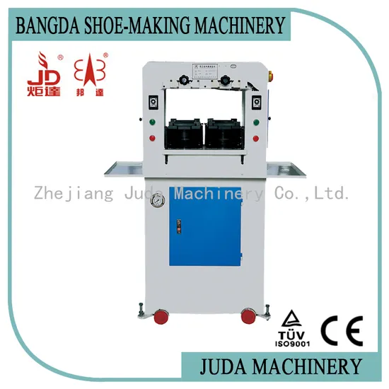 Ladys Guys Leather Shoe Making Machinery Double-Station Sole Pressing Machine