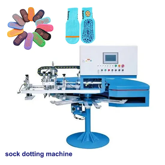 Computerized Automatic Printing Machine Dotting Machine on Dotted Socks