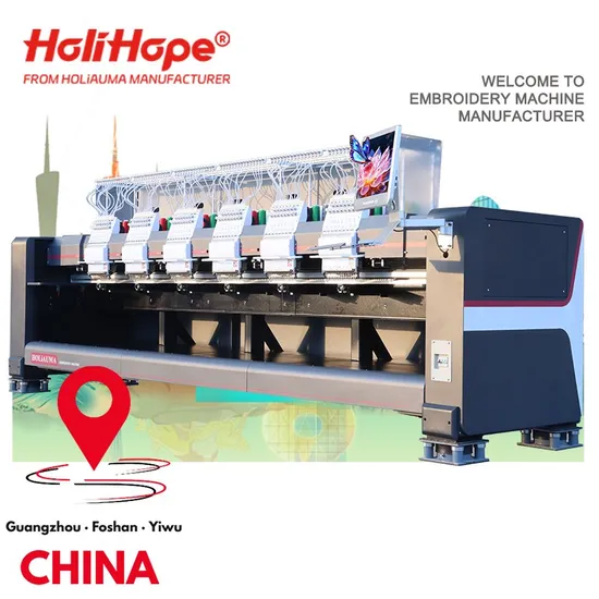 10 Years Motor Warranty 6 Heads Industrial Embroidery Machine Better Than Brother Pr 600 Computerized Domestic Embroidery Machine for Cap T-Shirt Flat