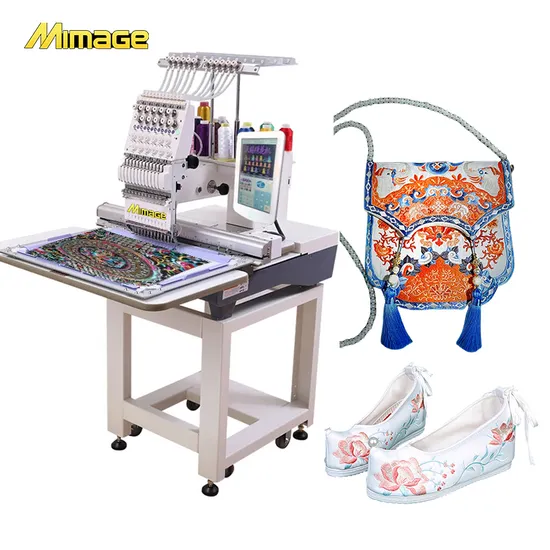 Low Price Factory One Year Warranty Garment Computerized Single Head Embroidery Machine