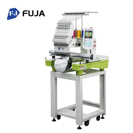 Computerized Single Head Commercial Embroidery Machine with Cap T-Shirt Flat Sequin Embroidery