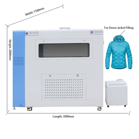 FUDA High-Efficiency Compact Automatic 2 Heads 4-Hoppers Weighing Hollow Fiber Filling Machine for Cotton Down Jackets