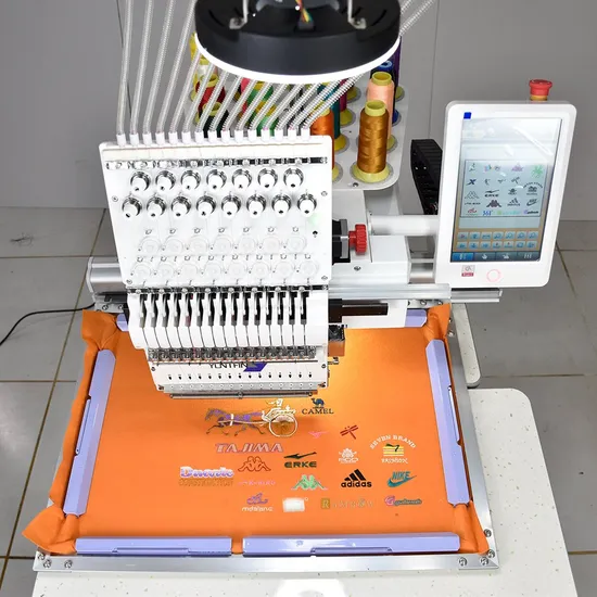 Yonthin Industrial Maquina De Bordar Computer Single Head Embroidery Machine with Camera Device Cheap Price