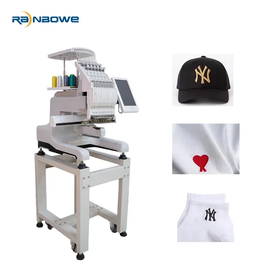 Multi Heads Computerized Brother Shirts and Hats Embroidery Machine Price