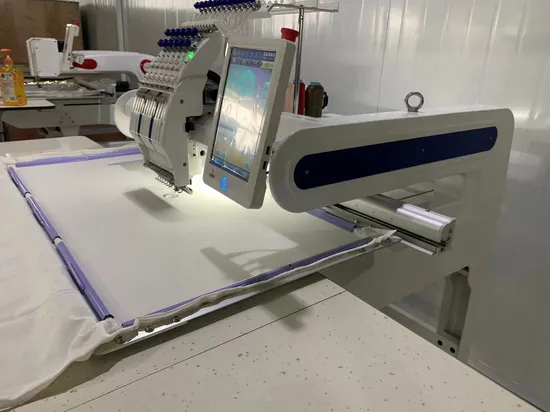 Wholesale Computer Flat Embroidery Machine One Head Computerized Embroidery Sewing Machine