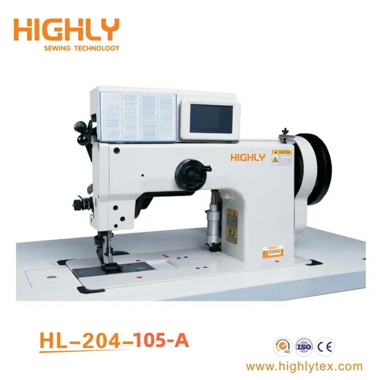 up & Down Feed Double Needle Heavy Duty Pattern Sewing Machine