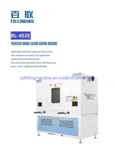 Stuffing Filling Machine for Fiber and Down Feather Material