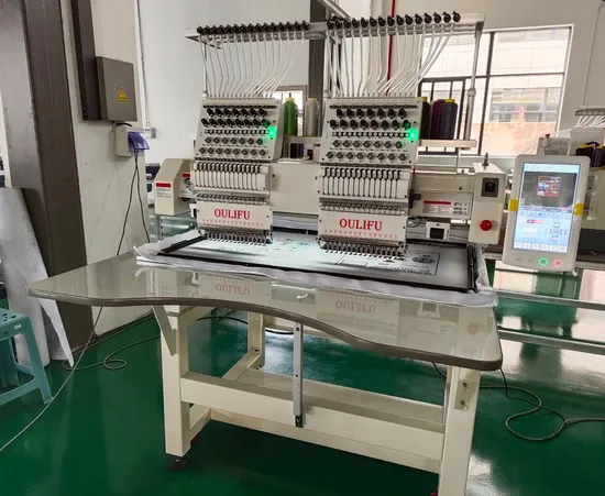 Dahao Computer Dual Head Embroidery Machine 1502 1202 Two Head Embroidery Machine