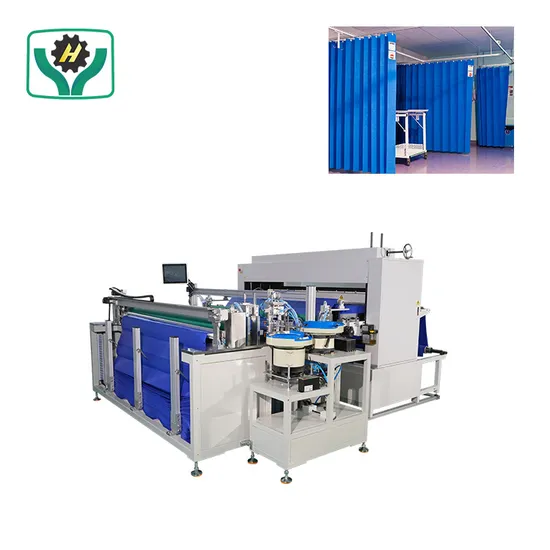 Ultrasonic Disposable Cubicle Curtains Non Woven Hospital Curtain Making Machine