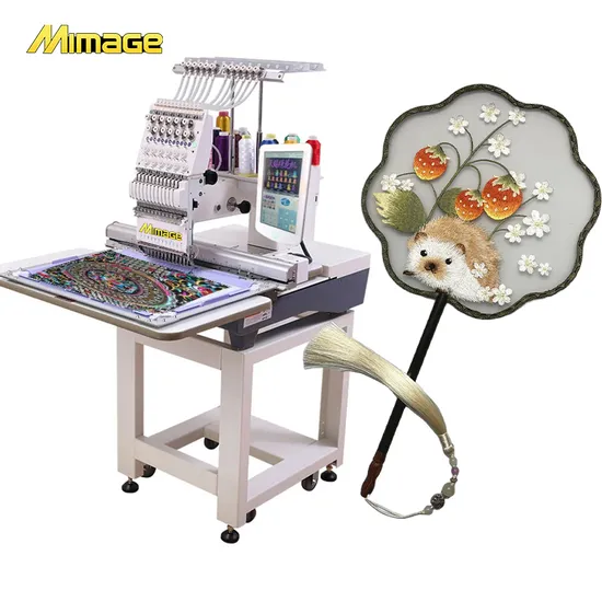 Locor High Quality Single Head Embroidery Machine Industrial Embroidery Machine