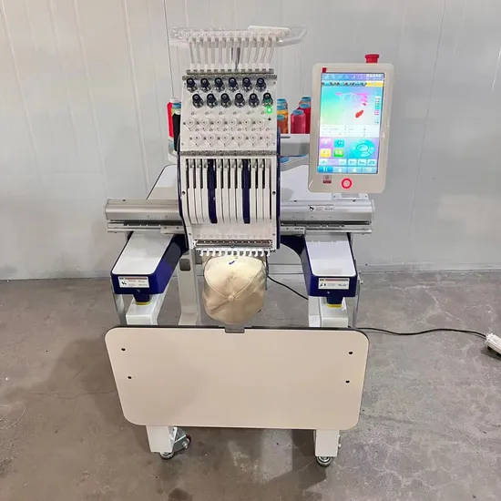 Embroidery Machine on Hot Sales Single Head Embroidery Machine Household Computerized Embroidery Machine for Hat T-Shirt