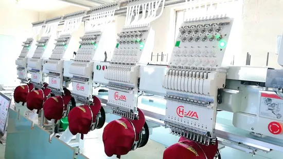 High Speed 6 Heads Cap Embroidery Machine