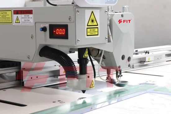 Fit-M50-S13095-Lk-B16 Hybrid Presser Foot Template Sewing Machine with Laser Cutting