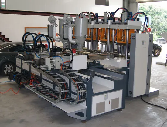 Static Machine for The Production of One- and Two-Colour Soles in Rigid Thermoplastics