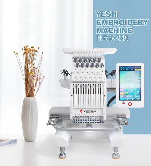 Home 1head Computerized Embroidery Machine Embroidery Machine for T-Shirt Cap