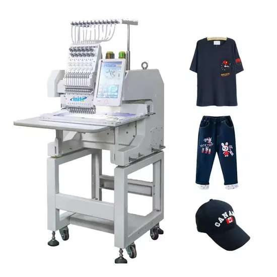 Single Head Computerized Embroidery Machine for Beginners