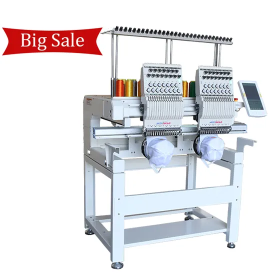 7 Days Door to Door Computerized Head T-Shirt Embroidery Machine