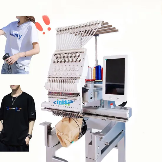 Automatic Computerized Hat T Shirt Single Head Embroidery Machine for Sale