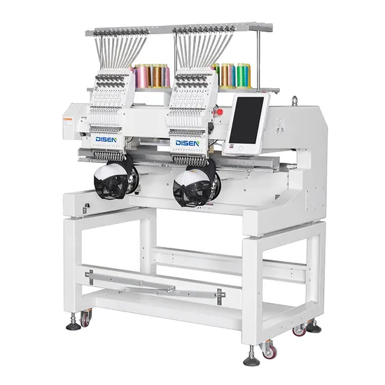 High Speed Two Heads 12 15 Needles 1000 Rpm Computerized Hat T-Shirt Flat Automatic Cap Embroidery Machine
