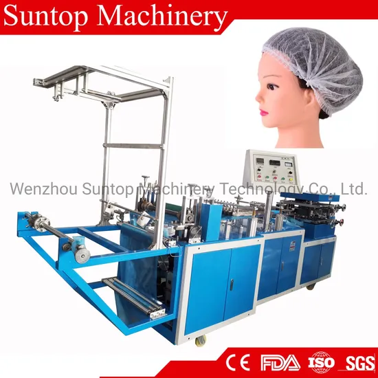 Full-Automatic Disposable Medical Supply Bouffant Cap Making Machine